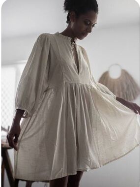 Avy & Co. 100% Cotton Smock Tunic/Dress